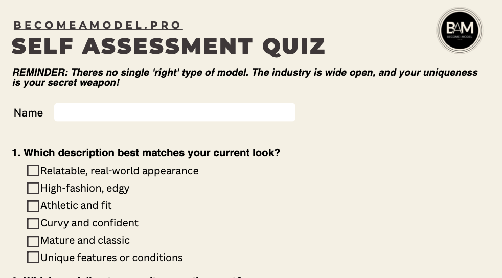 Self-assessment quiz